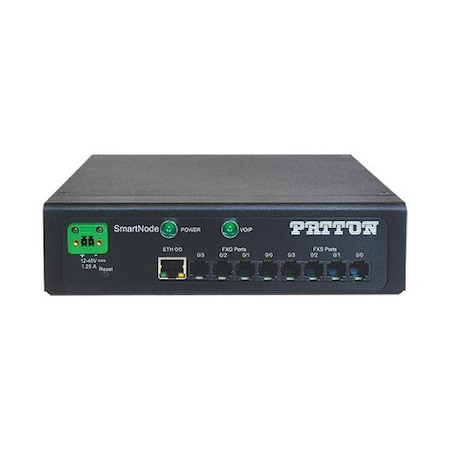 Patton Electronics Smartnode Industrial Voip Gateway, Esbc Upgradeable SN4141E/4JS4V/DC